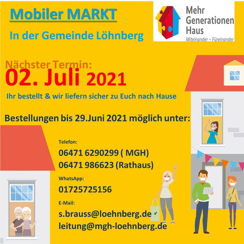 Nächster Mobiler Markt findet am 02. Juli 2021